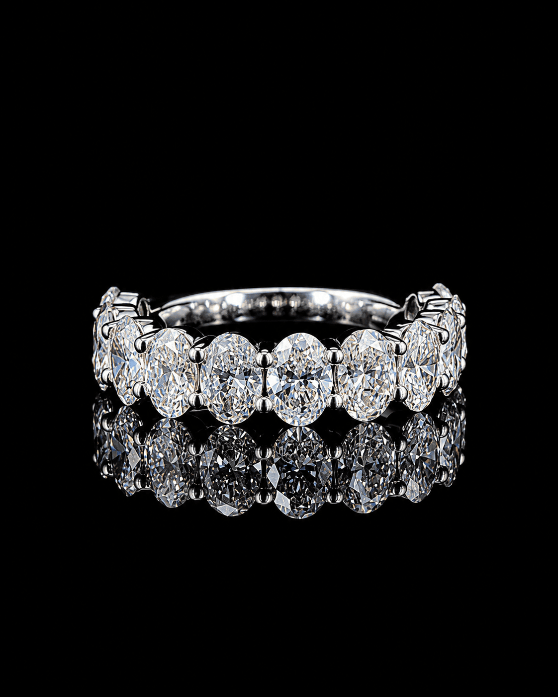 Aurelle Oval Eternity Band