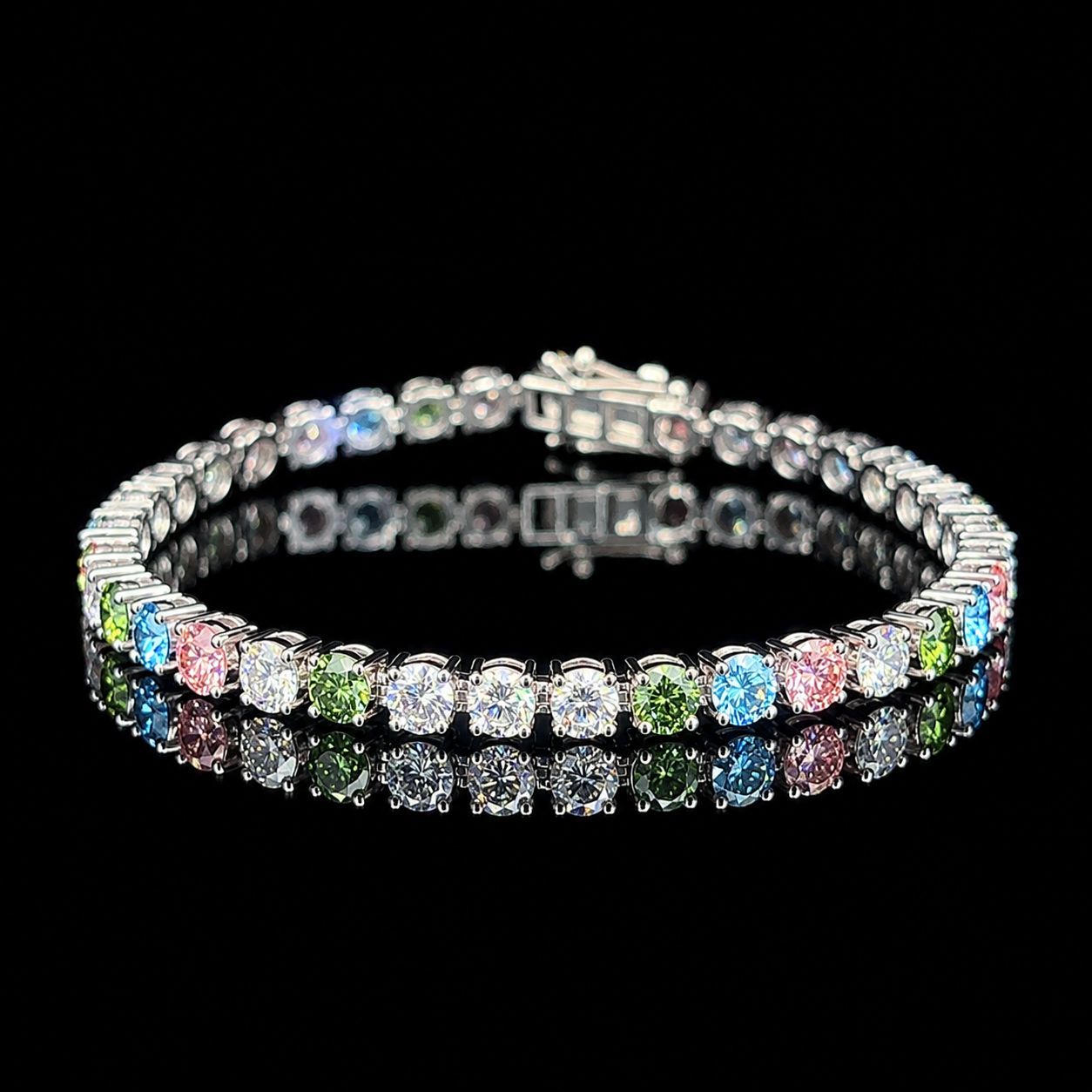 Prism Multicolour Tennis Bracelet featured